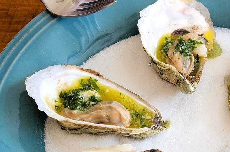 Grilled Oysters with Citrus and Olive Oil Gremolata