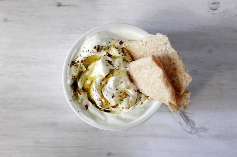 Labneh with Za'atar-Spiced EVOO